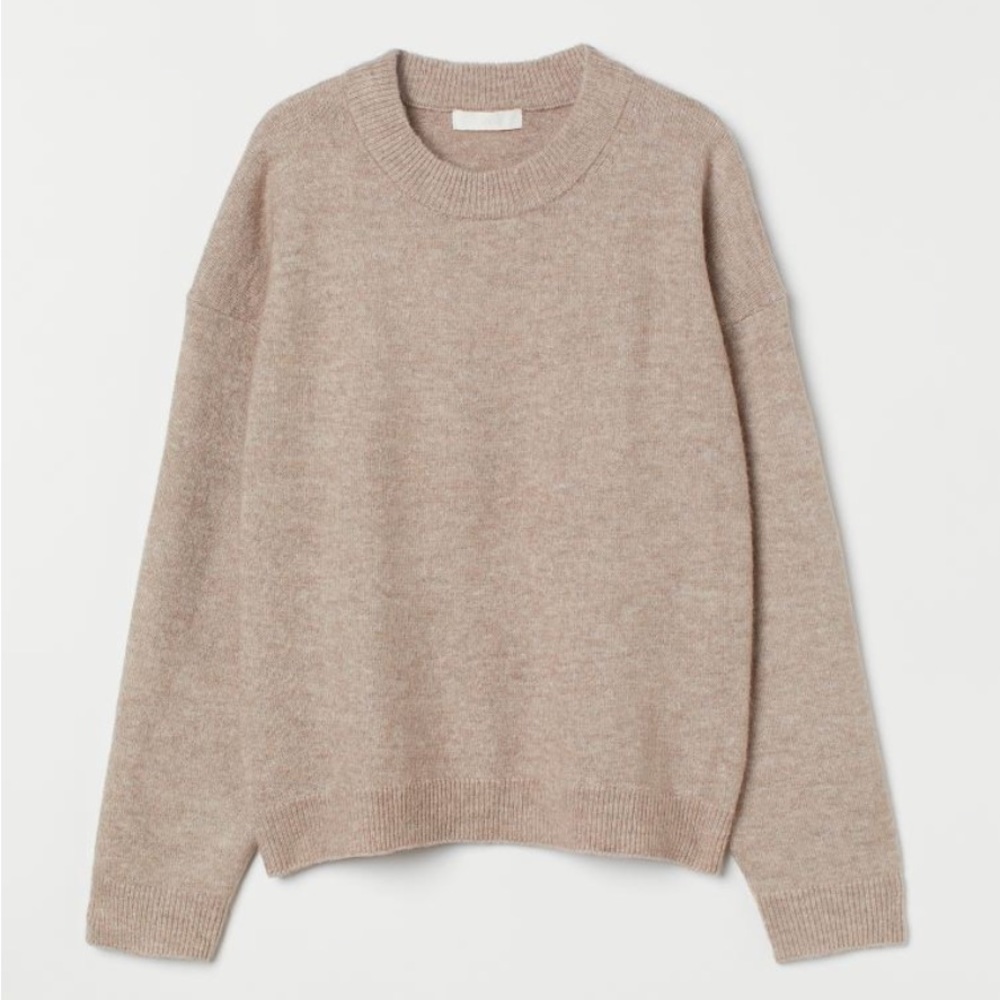 Medium Warm Beige Knit Sweater from H&M